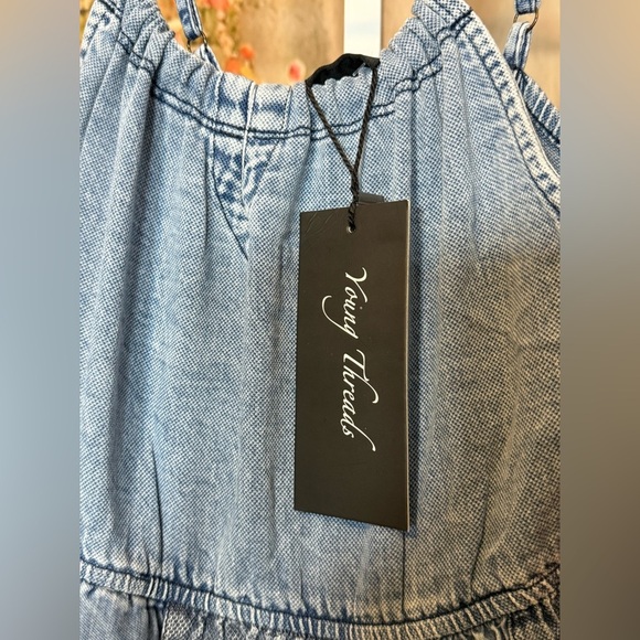 Boho Patchwork Denim Dress - Picture 10 of 10